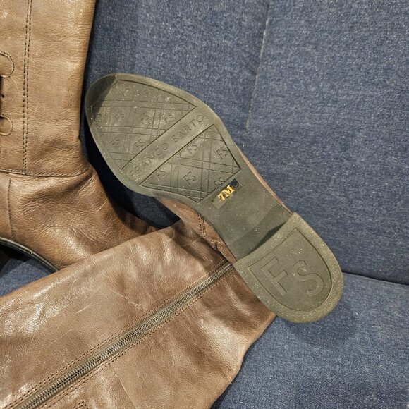 Womem's tall leather boots - Picture 5 of 5